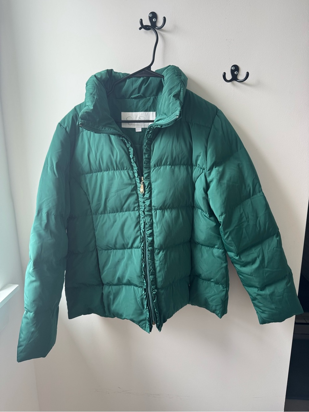Jessica Simpson Green Puffer Ski Jacket